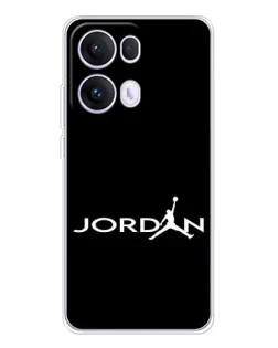 Чехол для OPPO Reno13 Pro с картинкой «Jordan White Logo»