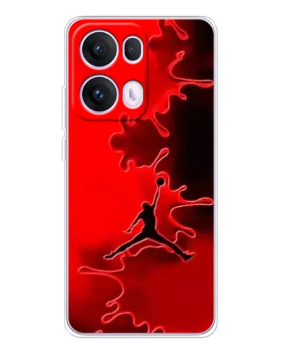 Чехол для OPPO Reno13 Pro с картинкой «Jordan Red Smoke»