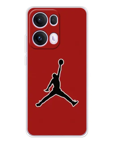 Чехол для OPPO Reno13 Pro с картинкой «Jordan Red Back»