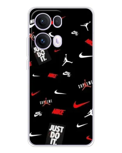Чехол для OPPO Reno13 Pro с картинкой «Nike Mix Pattern»