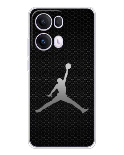 Чехол для OPPO Reno13 Pro с картинкой «Jordan Dark Carbon»