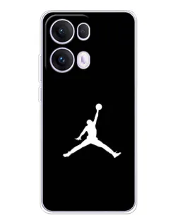 Чехол для OPPO Reno13 Pro с картинкой «Jordan Silhouette»