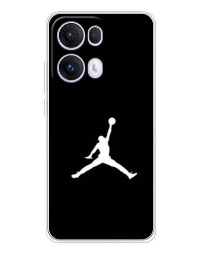 Чехол для OPPO Reno13 Pro с картинкой «Jordan Silhouette»