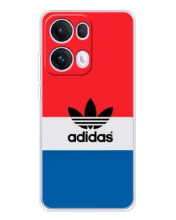 Чехол для OPPO Reno13 Pro с картинкой «Ретро блоки Adidas»