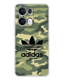 Чехол для OPPO Reno13 Pro с картинкой «Милитари стиль Adidas»