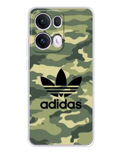 Чехол для OPPO Reno13 Pro с картинкой «Милитари стиль Adidas» Чехол для OPPO Reno13 Pro с картинкой «Милитари стиль Adidas»
