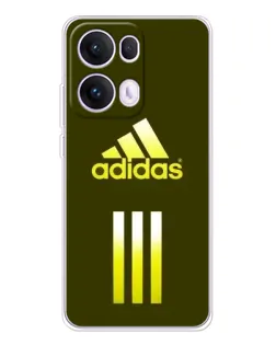 Чехол для OPPO Reno13 Pro с картинкой «Оливковый градиент Adidas»