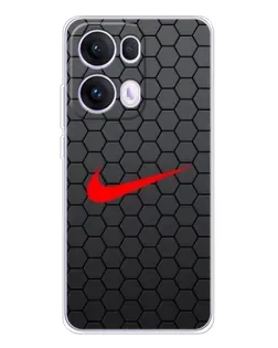 Чехол для OPPO Reno13 Pro с картинкой «Nike — карбоновая сетка» Чехол для OPPO Reno13 Pro с картинкой «Nike — карбоновая сетка»