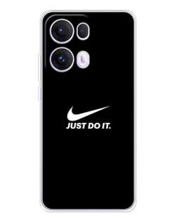 Чехол для OPPO Reno13 Pro с картинкой «Минимализм от Nike»