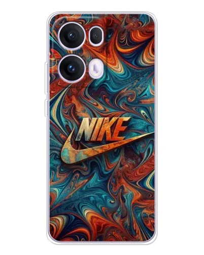 Чехол для OPPO Reno13 Pro с картинкой «Nike в абстракции» Чехол для OPPO Reno13 Pro с картинкой «Nike в абстракции»