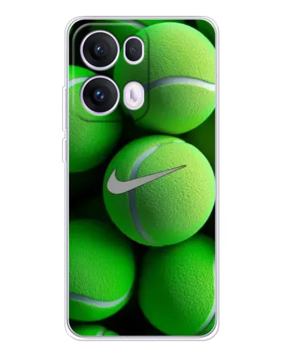 Чехол для OPPO Reno13 Pro с картинкой «Теннисные мячи Найк» Чехол для OPPO Reno13 Pro с картинкой «Теннисные мячи Найк»