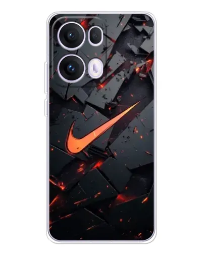 Чехол для OPPO Reno13 Pro с картинкой «Nike — эффект разломов» Чехол для OPPO Reno13 Pro с картинкой «Nike — эффект разломов»