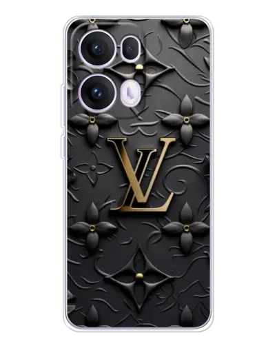 Чехол для OPPO Reno13 Pro с картинкой «Кожаная текстура LV»