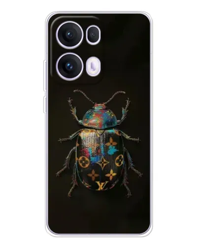 Чехол для OPPO Reno13 Pro с картинкой «LV — мраморный принт»