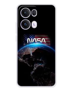 Чехол для OPPO Reno13 Pro с картинкой «Земля из космоса NASA»