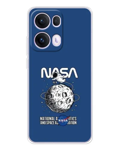 Чехол для OPPO Reno13 Pro с картинкой «NASA — лунная миссия» Чехол для OPPO Reno13 Pro с картинкой «NASA — лунная миссия»