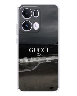 Чехол для OPPO Reno13 Pro с картинкой «Gucci — морской прибой»
