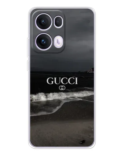 Чехол для OPPO Reno13 Pro с картинкой «Gucci — морской прибой»