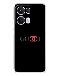 Чехол для OPPO Reno13 Pro с картинкой «Gucci — красный градиент»