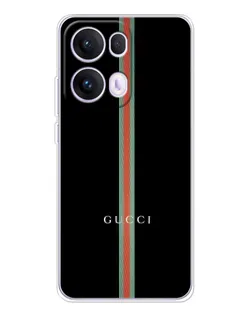 Чехол для OPPO Reno13 Pro с картинкой «Gucci — строгая линия»