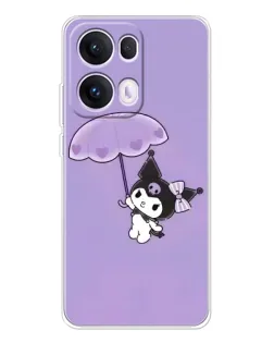 Чохол для OPPO Reno13 Pro з картинкою «Kuromi з парасолькою»