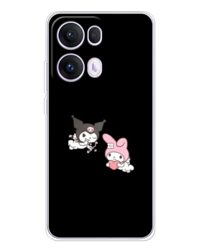 Чохол для OPPO Reno13 Pro з картинкою «My Melody та Kuromi»