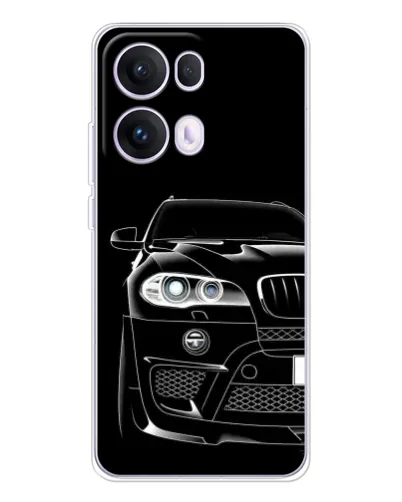 Чехол для OPPO Reno13 Pro с картинкой «Темный силуэт BMW» Чехол для OPPO Reno13 Pro с картинкой «Темный силуэт BMW»