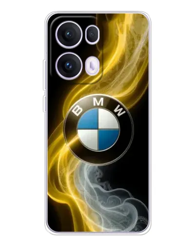 Чехол для OPPO Reno13 Pro с картинкой «Золотистый дым BMW» Чехол для OPPO Reno13 Pro с картинкой «Золотистый дым BMW»