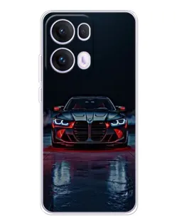 Чехол для OPPO Reno13 Pro с картинкой «BMW на мокрой дороге»