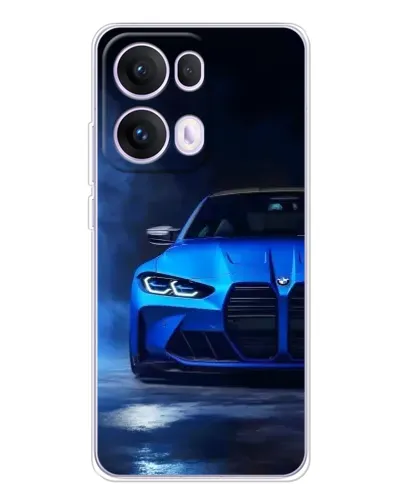 Чехол для OPPO Reno13 Pro с картинкой «Голубая BMW M4» Чехол для OPPO Reno13 Pro с картинкой «Голубая BMW M4»