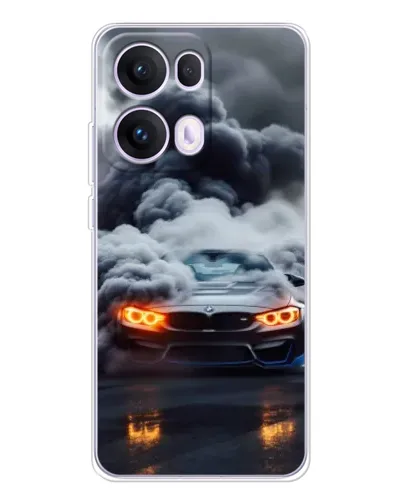 Чехол для OPPO Reno13 Pro с картинкой «BMW в дыму» Чехол для OPPO Reno13 Pro с картинкой «BMW в дыму»