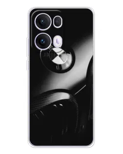 Чехол для OPPO Reno13 Pro с картинкой «Эмблема BMW — макро»