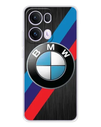 Чехол для OPPO Reno13 Pro с картинкой «BMW M-stripes стиль» Чехол для OPPO Reno13 Pro с картинкой «BMW M-stripes стиль»