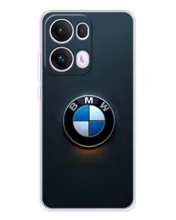 Чехол для OPPO Reno13 Pro с картинкой «Логотип BMW — минимализм»