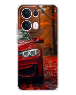 Чехол для OPPO Reno13 Pro с картинкой «Осенняя BMW M4»