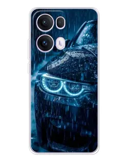Чохол для OPPO Reno13 Pro з картинкою «BMW під дощем»