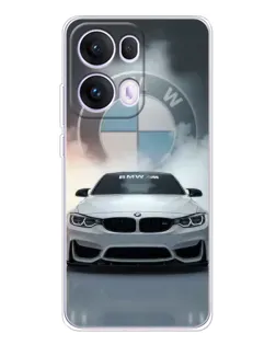 Чохол для OPPO Reno13 Pro з картинкою «BMW в білому диму»