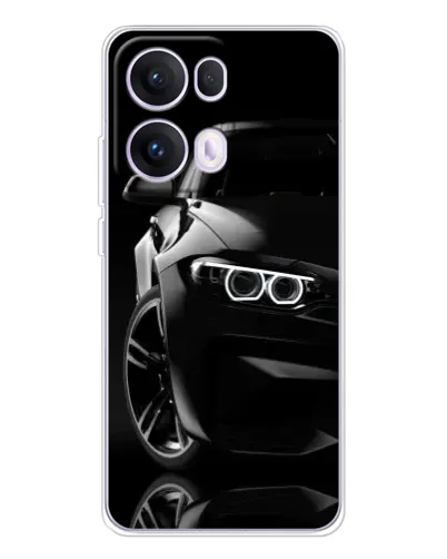 Чохол для OPPO Reno13 Pro з картинкою «Чорна BMW — профіль» Чохол для OPPO Reno13 Pro з картинкою «Чорна BMW — профіль»
