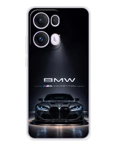 Чохол для OPPO Reno13 Pro з картинкою «BMW крізь нічне місто» Чохол для OPPO Reno13 Pro з картинкою «BMW крізь нічне місто»