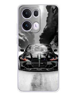 Чохол для OPPO Reno13 Pro з картинкою «BMW — акварельний дрифт»