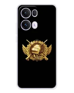 Чохол для OPPO Reno13 Pro з картинкою «PUBG — помаранчевий градієнт»