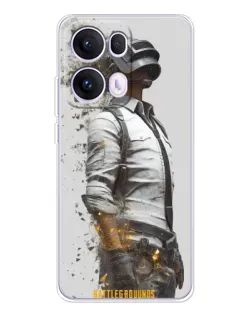 Чохол для OPPO Reno13 Pro з картинкою «PUBG — боєць у пилу»