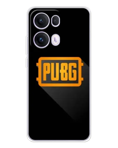 Чохол для OPPO Reno13 Pro з картинкою «PUBG — рамка лого»