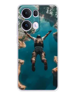 Чохол для OPPO Reno13 Pro з картинкою «PUBG — вільне падіння»