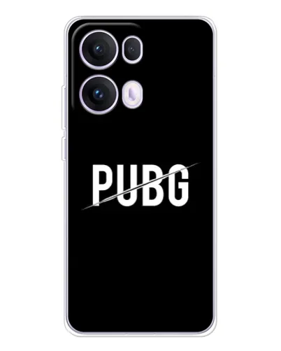 Чохол для OPPO Reno13 Pro з картинкою «PUBG — білий логотип»