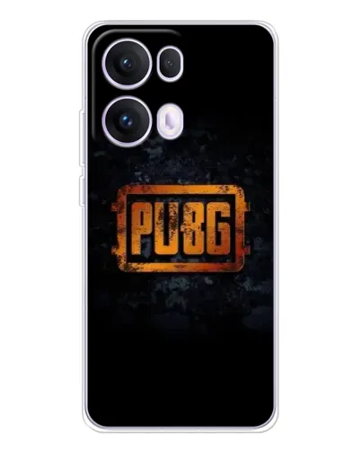 Чохол для OPPO Reno13 Pro з картинкою «PUBG — золотий логотип»