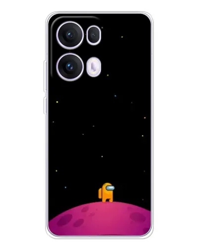 Чохол для OPPO Reno13 Pro з картинкою «Самотній герой на планеті» Чохол для OPPO Reno13 Pro з картинкою «Самотній герой на планеті»