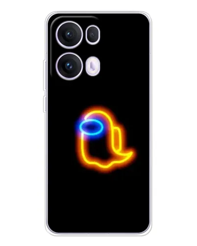Чохол для OPPO Reno13 Pro з картинкою «Among Us неонове сяйво» Чохол для OPPO Reno13 Pro з картинкою «Among Us неонове сяйво»