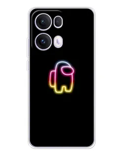Чохол для OPPO Reno13 Pro з картинкою «Among Us градієнт»