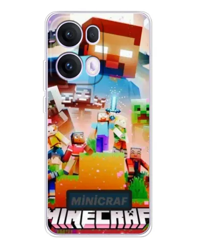 Чохол для OPPO Reno13 Pro з картинкою «Minecraft герої гри» Чохол для OPPO Reno13 Pro з картинкою «Minecraft герої гри»